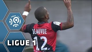 Goal Claudio BEAUVUE (8') / EA Guingamp - OGC Nice (2-7) - (EAG - OGCN) / 2014-15