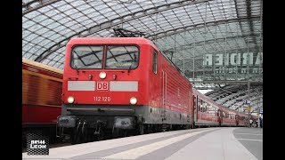 Interregioexpress von und nach Hamburg in Berlin Hbf mit BR 147 und BR 112