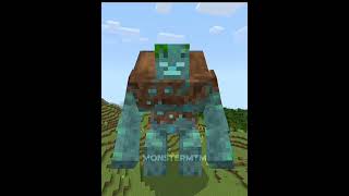 Minecraft: normal Mobs VS Mutant titan Mobs part-2 😱 #shorts #minecraft