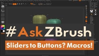 #AskZBrush: “Is there anyway to turn on Mask by Polygroups with a button instead of the slider?”