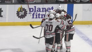 IceHogs rout division rival on the road