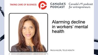 Alarming decline in workers' mental health