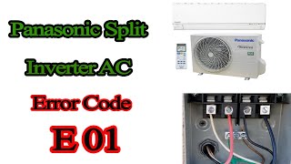 how to fix panasonic inverter error code e01?