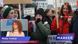 Maša Vračar: Mladi pokazali da žele da žive u uređenom društvu i da gledaju u budućnost