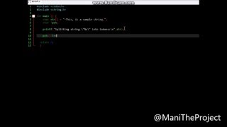 Pointers How To Use strtok Function - HOW TO - C PROGRAMMING