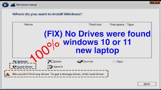 no device drivers were found windows 10 | We couldn’t find any drivers. To get a storage drivers