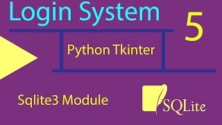 5 - Login System using Python Tkinter and Sqlite3 Module.