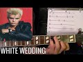 White Wedding by Billy Idol - Guitar Lesson - 1980's Hit Song