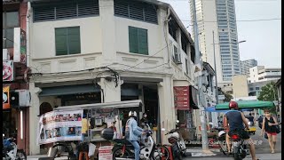 槟城汕头街早餐美食街甜辣酱猪肠粉娘惹糕点路边摊小吃 Penang food street breakfast chee cheong fun nyonya kuih