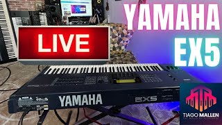 LIVE YAMAHA EX5 - O PAI DOS MOTIFS (LINK DO SORTEIO NA DESCRIÇÃO ) COM TIAGO MALLEN #tecladista