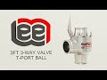 lee industries 3a sanitary ball valves