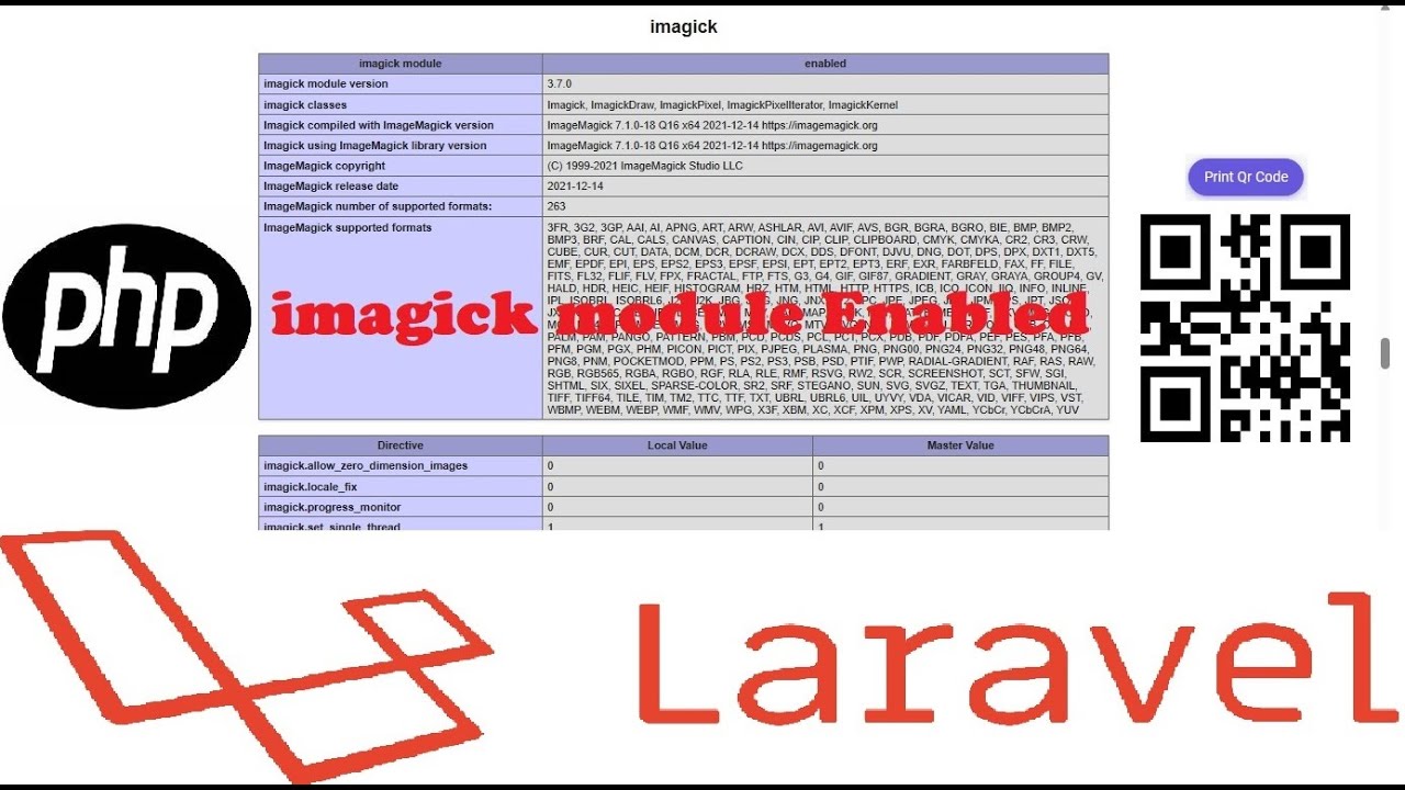 Mudah! Cara Install Extension Imagick PHP Laravel Dan Menampilkan QR ...