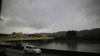 【台風10号】2016年8月30日 　台風の雲の動き　内陸部【タイムラプス】