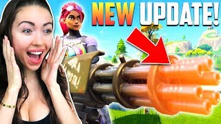 *NEW* MINI GUN UPDATE OUT NOW!!  (Fortnite Battle Royale)