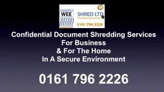 Shred It Securely In Manchester With Weeshred 0161 796 2226