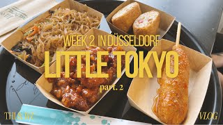 Thi's Düsseldorf vlog pt.2 - Week 2 in Little Tokyo, Kami Stationery Shop Opening, Karaage, hanaro