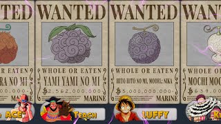 ONE PIECE Devil Fruits Bounties [UPDATED]
