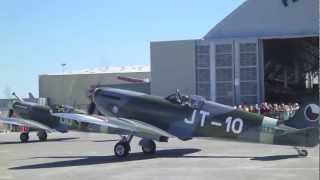 Battle of Britain FHC Spitfires and a Hurricane