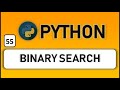 binary search using recursive function in python