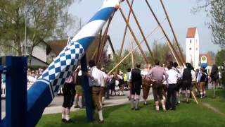 Ottendichl: Maibaum aufstellen in Ottendichl 2013