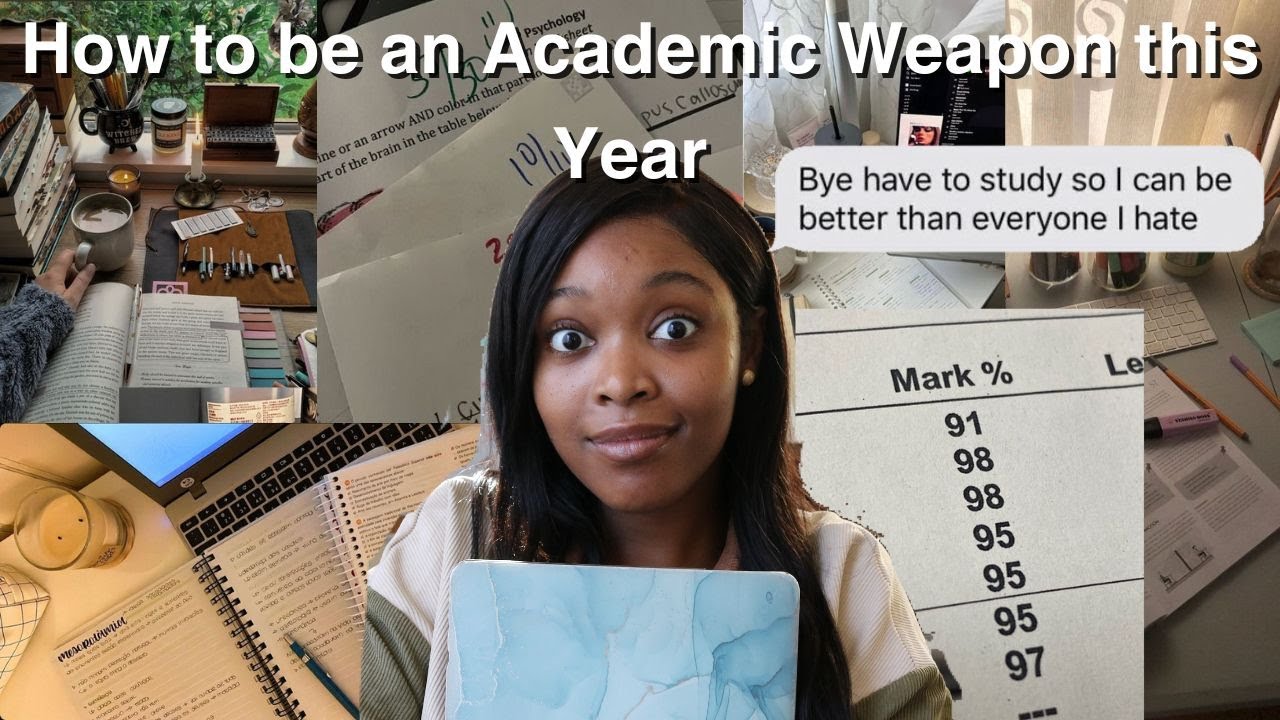 How To Be An Academic Weapon This Semester Youtube