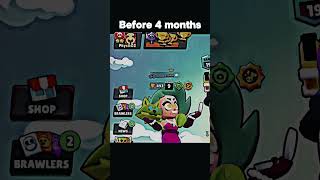 PHYSIC 2024 VS THEN #shorts #brawlstars #physics #hyra #100k