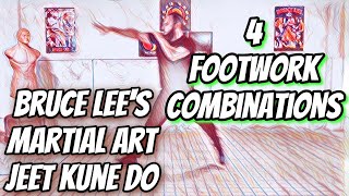 4 Footwork Combinations | Bruce Lee's Martial Art Jeet Kune Do