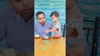 Father and daughter bonding || Pura hi Mithai 🍝 paapa ko khila gayi 💕🫶🏾 #viralvideos  #shortsfeed