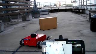 4WD台車点検用ロボットカーRED 自律走行編 (Hector法) ｜4WD Robot Car Autonomous Driving with Hector algorithm.