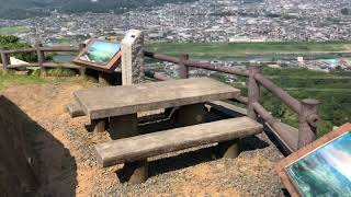 高野町石道の展望台より（和歌山県九度山町）