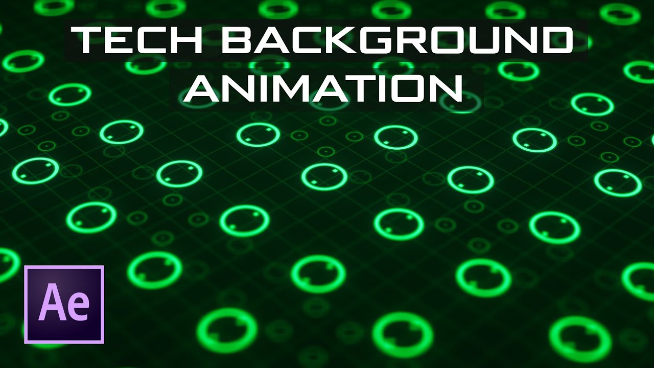 Technology Background Animation In After Effects After Effects