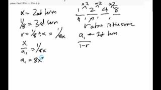 Geometric Sequences (AIME II 2002 #11)