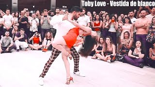 Toby Love - vestida de blanco /BACHATA LOVE  -  Marco y Sara style /  bachataspain 2019