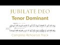 Complete TENOR DOMINANT Rehearsal Track for Jubilate Deo by Dan Forrest