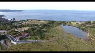 山口県長門市　東後畑棚田を空撮