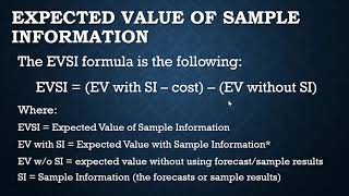 Understanding the EVSI formula