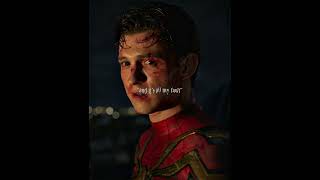 I AM REAL YOU ARE NOT🚫Spider-Man side and Peter Parker side (Tom Holland)✨far from home,No Way Home