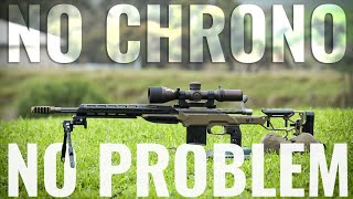 Trajectory Calculation - Muzzle Velocity Without Chronograph
