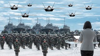 China Shock! (June 20, 2024) US Sent 25 F-22 Raptor and 16.000 Troops to Help Taiwan