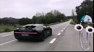 Bugatti Chiron 374 km/h speed and incredible sound