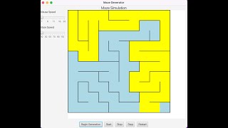 Java Code: Maze Simulation