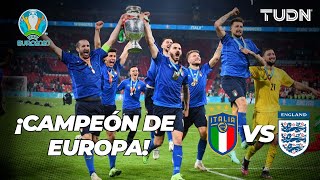 PREVIO A FINALISSIMA: ¡Italia CAMPEÓN! | Italia 1(3)-(2)1 Inglaterra | UEFA Euro 2020 | TUDN
