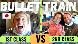 FIRST CLASS or SECOND CLASS On The Bullet Train! | Osaka To Tokyo (shinkansen Nozomi)