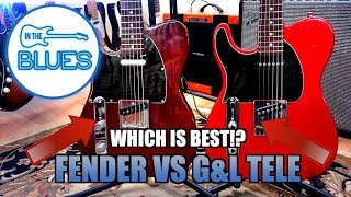 G\u0026L ASAT Classic Tele vs Fender Telecaster - Electric Guitar Shootout