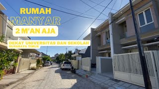 Siap Huni dan dekat Sekolah dan Universitas, Rumah Manyar 2M'an