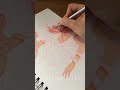 لذت نقاشی🙂‍↔️🥂 نقاشی art shorts