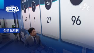 김진의 돌직구쇼 - 6월 13일 신문브리핑 | 김진의 돌직구쇼