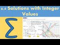 6.4 Solutions with integer values (DECISION 1 - Chapter 6: Linear programming)