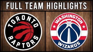 Toronto Raptors vs Washington Wizards -  Team Highlights | Nov 13, 2023