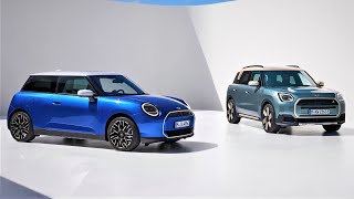 Новый Mini Cooper и Countryman 2024 - упрощенный дизайн и две электрические версии. Обзор